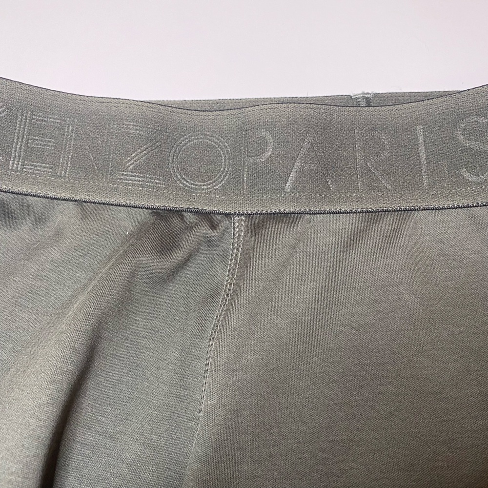 Kenzo Paris Logo Dark Green Sport Leggings Size XS EUC - Picture 5 of 5